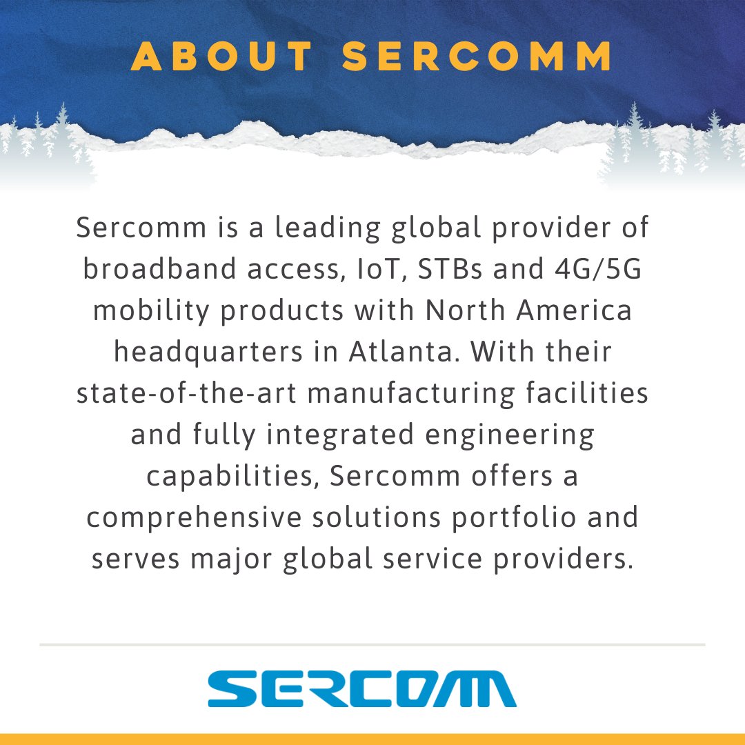 Excited to have Sercomm Technology on board as a sponsor for #AS2024! #thankyou #sponsorship #Thankyousponsors #AdaptiveSpirit #AS2024 #Partnership #InclusionMatters #SponsorAppreciation