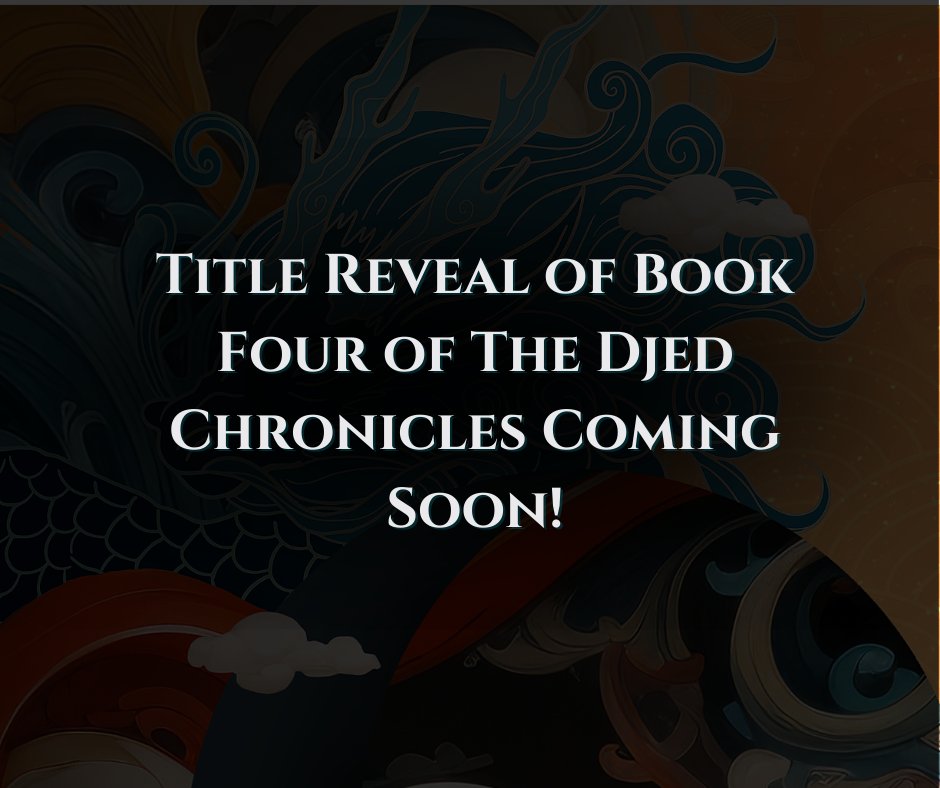I cannot wait to finally be able to talk about the next book in The Djed Chronicles.
#TitleReveal #books #youngadultbooks #cleanfantasy #epicfantasybook #portalfantasy #TheDjedChronicles #KatharineEWibell #bookishcommunity #fantasybook #fantasyeader #cleanfantasybooks #booklover