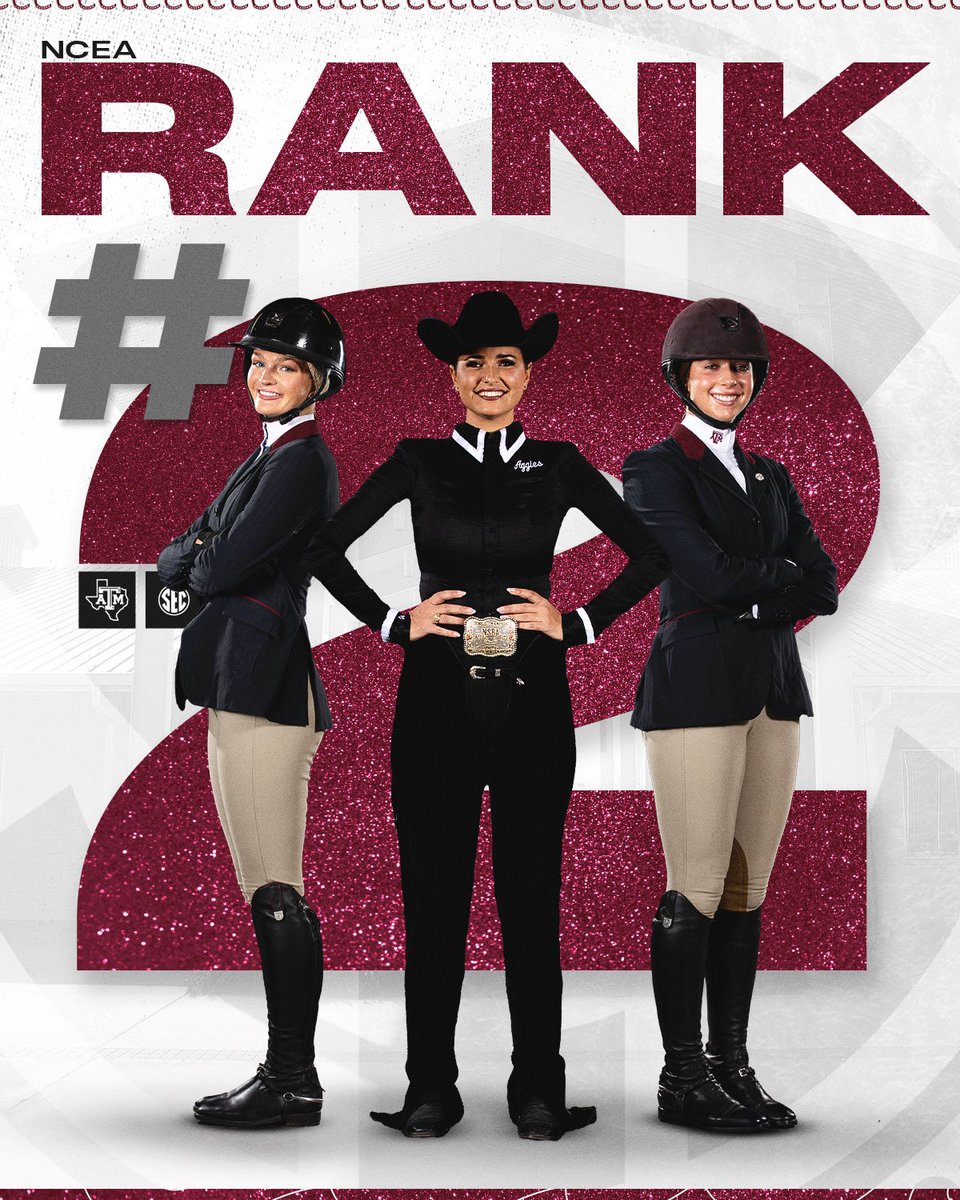 AggieEquestrian's tweet photo. #️⃣2️⃣ in the nation #️⃣1️⃣ in our hearts🤠🤠🤠

#Everybodyalways | #GigEm https://t.co/vULlhNH7Cg
