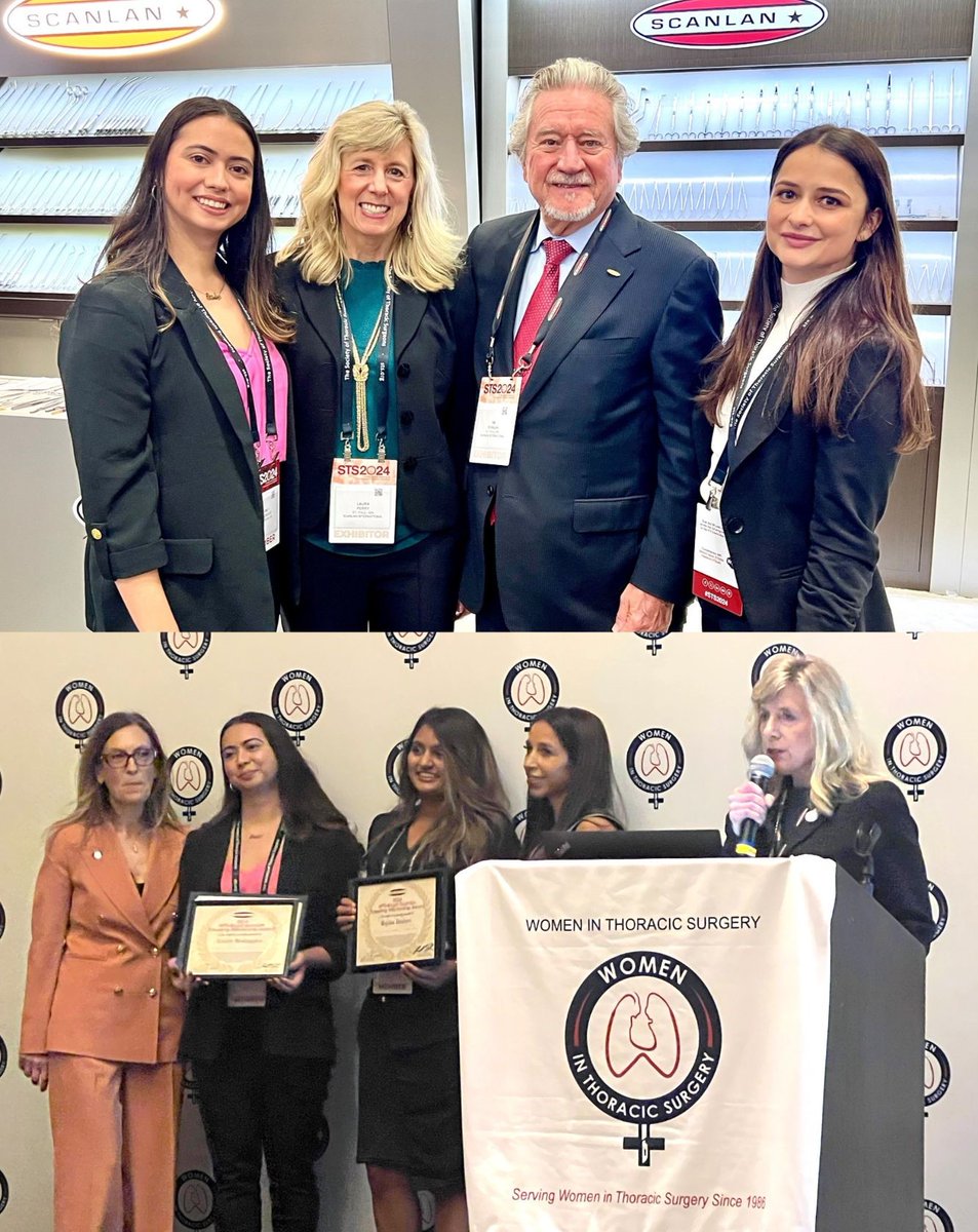 ScanlanInc's tweet image. It was a pleasure meeting Emily Rodriguez and Dr. Rajika Jindani - 2024 WTS/Brigid Scanlan Traveling Mentorship recipients at the @WomenInThoracic reception Saturday evening!  #STS2024 
scanlaninternational.com/about-us/givin…
