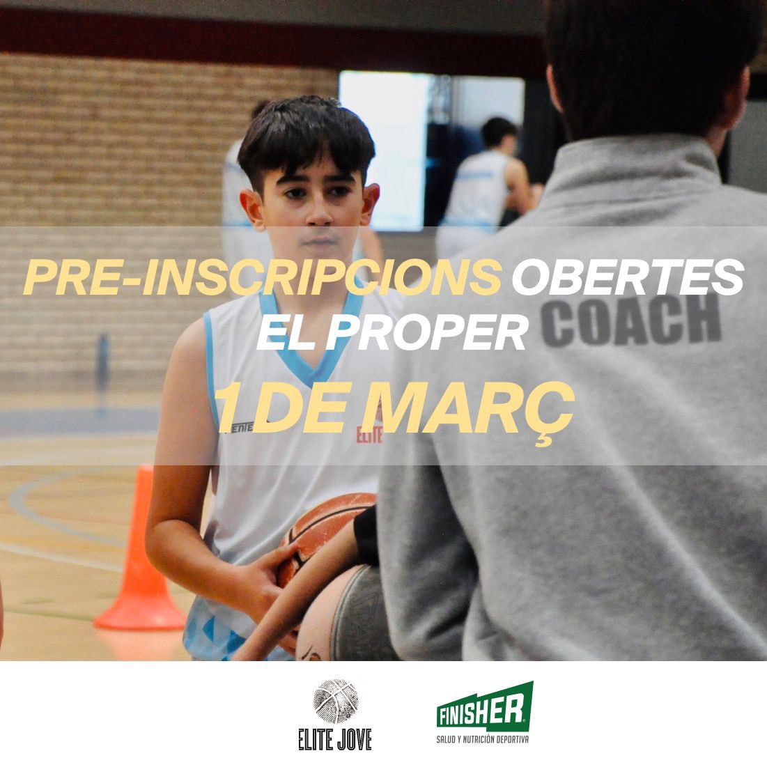 EliteJove25's tweet photo. 🗓️1 de març PREINSCRIPCIONS: 
🏀🏀🏀🏀

TORN OPEN: 1 al 5 de juliol
TORN JUNIOR: 8 al 13 de juliol
TORN INFANTIL: 15 al 20 de juliol
TORN CADET: 22 al 27 de juliol

Time to improve your #basketball #baloncesto #basquetcatala #elitejove https://t.co/ev6NbvGW2u