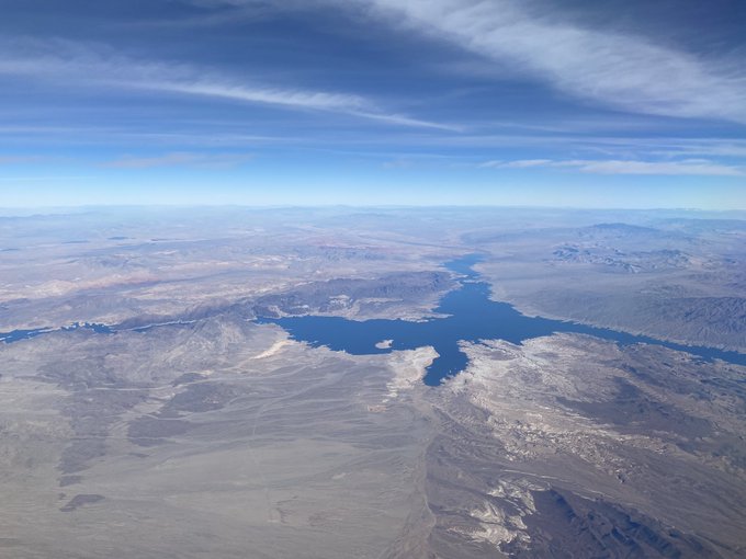 Lake Mead is beautiful, but every time I see it from the sky, I feel an overwhelming sense of sadness<a href="/tag/pornstarplatinum"class="tags"><span>#pornstarplatinum</span></a>