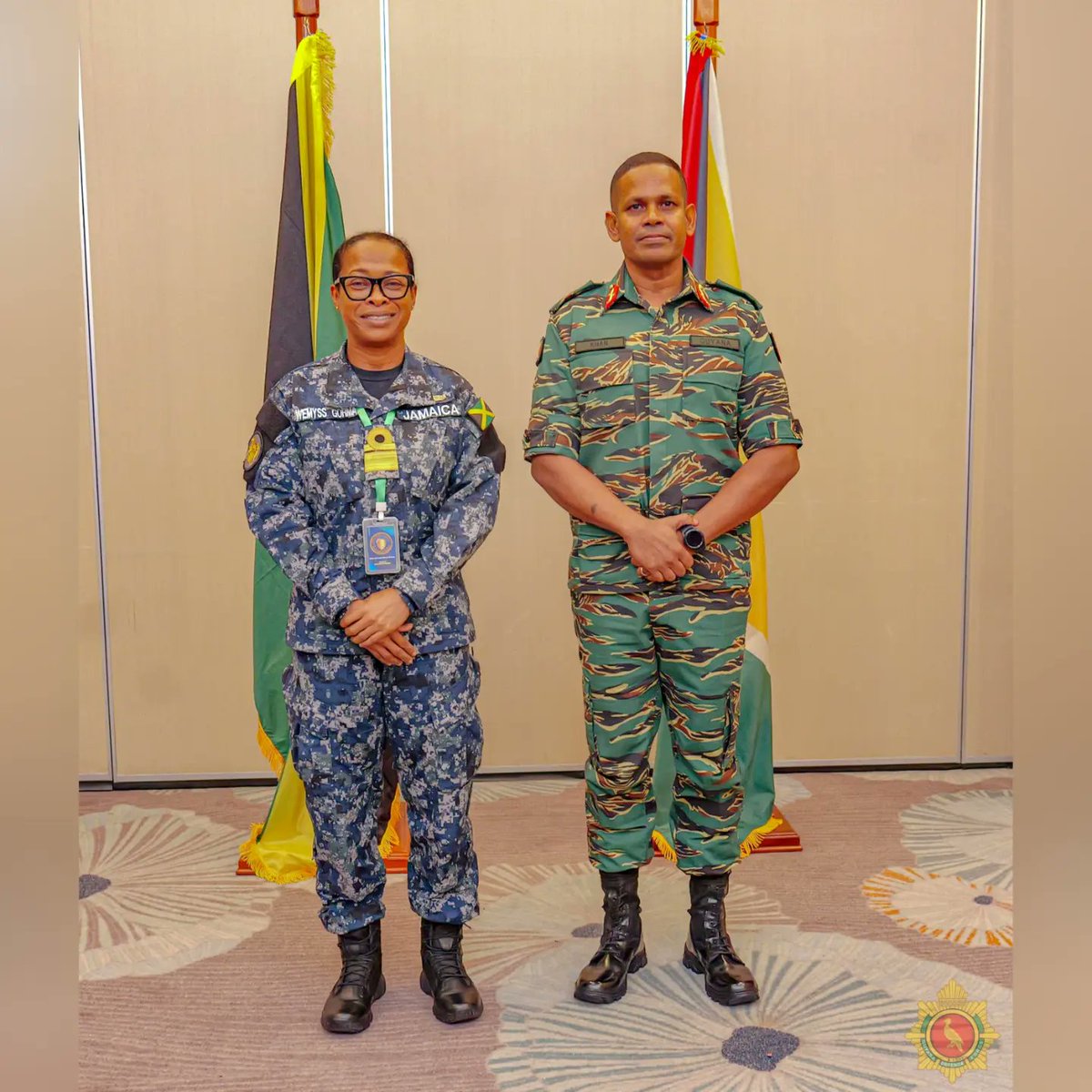 JDFSoldier's tweet image. This conference is facilitated through engagement and partnership with the UK Armed Forces and the Foreign Commonwealth Development Office (FCDO).  

#JamaicasDefenceForce
#StrategicDefence
#CHODS