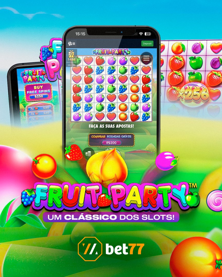 Tá afim de jogar um dos maiores clássicos do cassino online? 🤔
Venha desfrutar a experiência do Fruit Party na Bet77. 🎰
Acesse o link da bio e divirta-se. 🤩

#fruitparty #jogosonline #cassinoonline