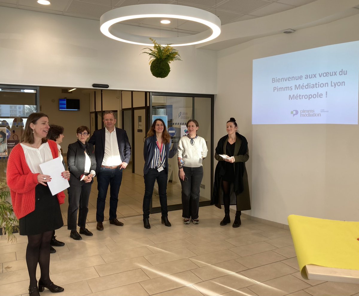 Petit déjeuner des partenaires et vœux 2024 du <a href="/PimmsLyon/">Pimms Médiation Lyon Metropole</a> 😊