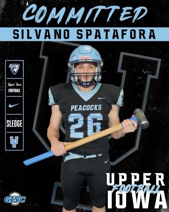 Very excited to announce my commitment to Upper Iowa!! Thank you to @Coach_Hoskins and the rest of the staff for taking an opportunity on me!! Let’s get to work! @NVHS_Football @BillEllinghaus @CoachParling @Upper_Iowa_FB