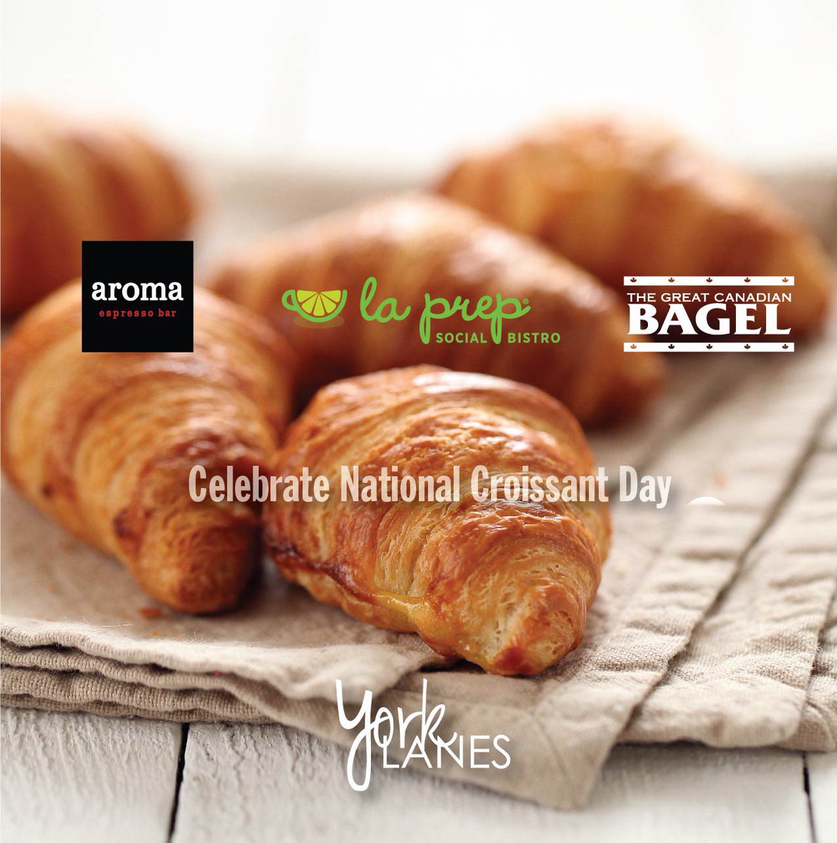 So just in case you need an excuse….#nationalcroissantday #january30 
#yorklanes #yorkuniversity #yuspirit #studentlife #nationalcroissantday #breakfasttime