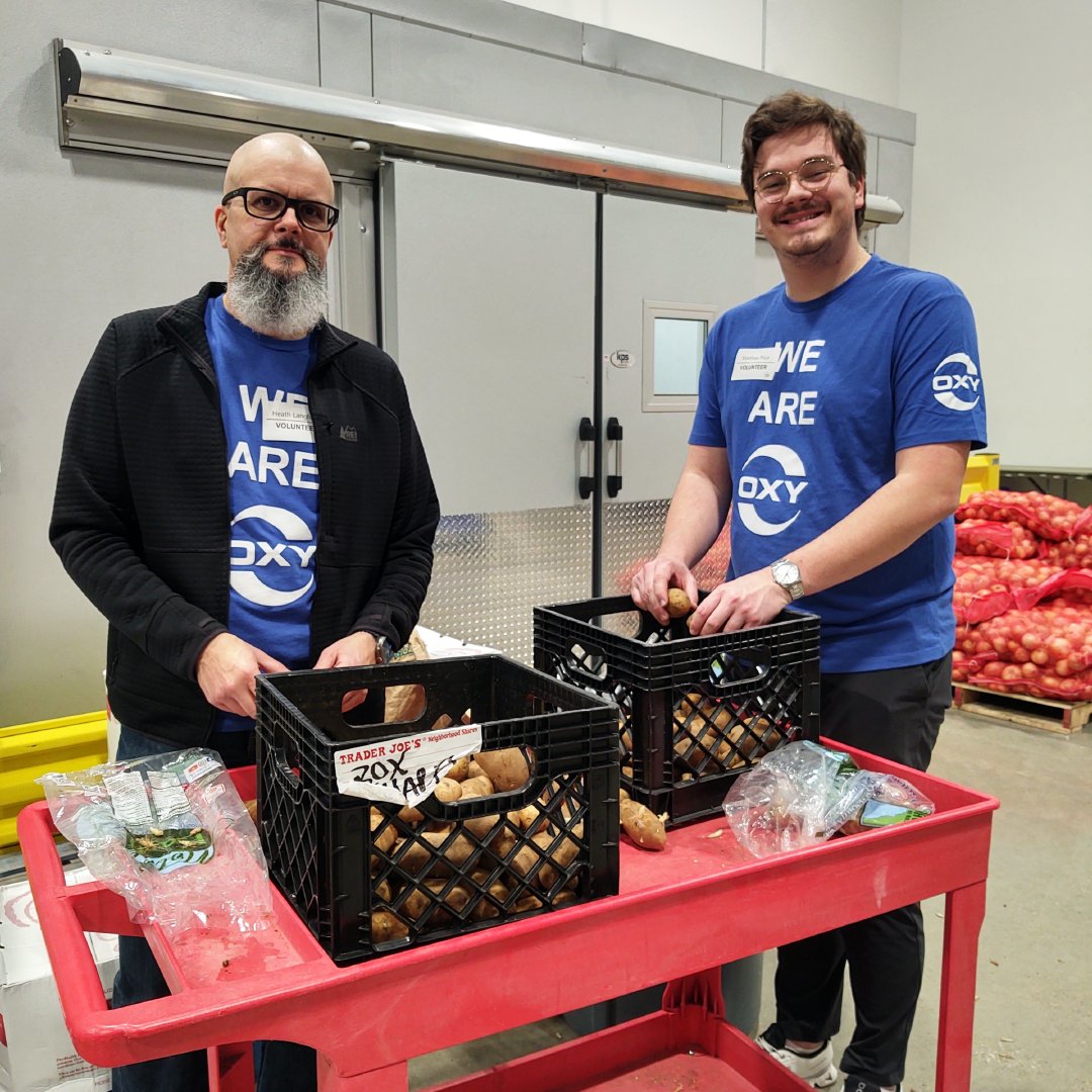 WeAreOxy's tweet photo. To honor #MLK Jr.’s legacy, the #OxyChem Dallas team spent two days in January volunteering at the @MetrocrestHelps food pantry to help those facing food insecurity.

Learn more about how we’re improving lives to make the world a more equitable place: https://t.co/nGj9O1tCXs. https://t.co/7OJqQPfzPB