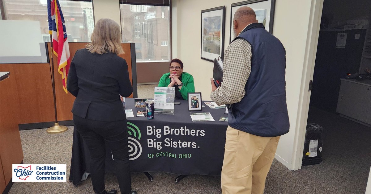 Thank you to @BBBSCentralOH for visiting today to provide our staff information about their program and the upcoming Bowl for Kids’ Sake event.

Learn more at bbbscentralohio.org or bowl-big.org. 
  
#TeamOhio #BFKS2024 #BeBig