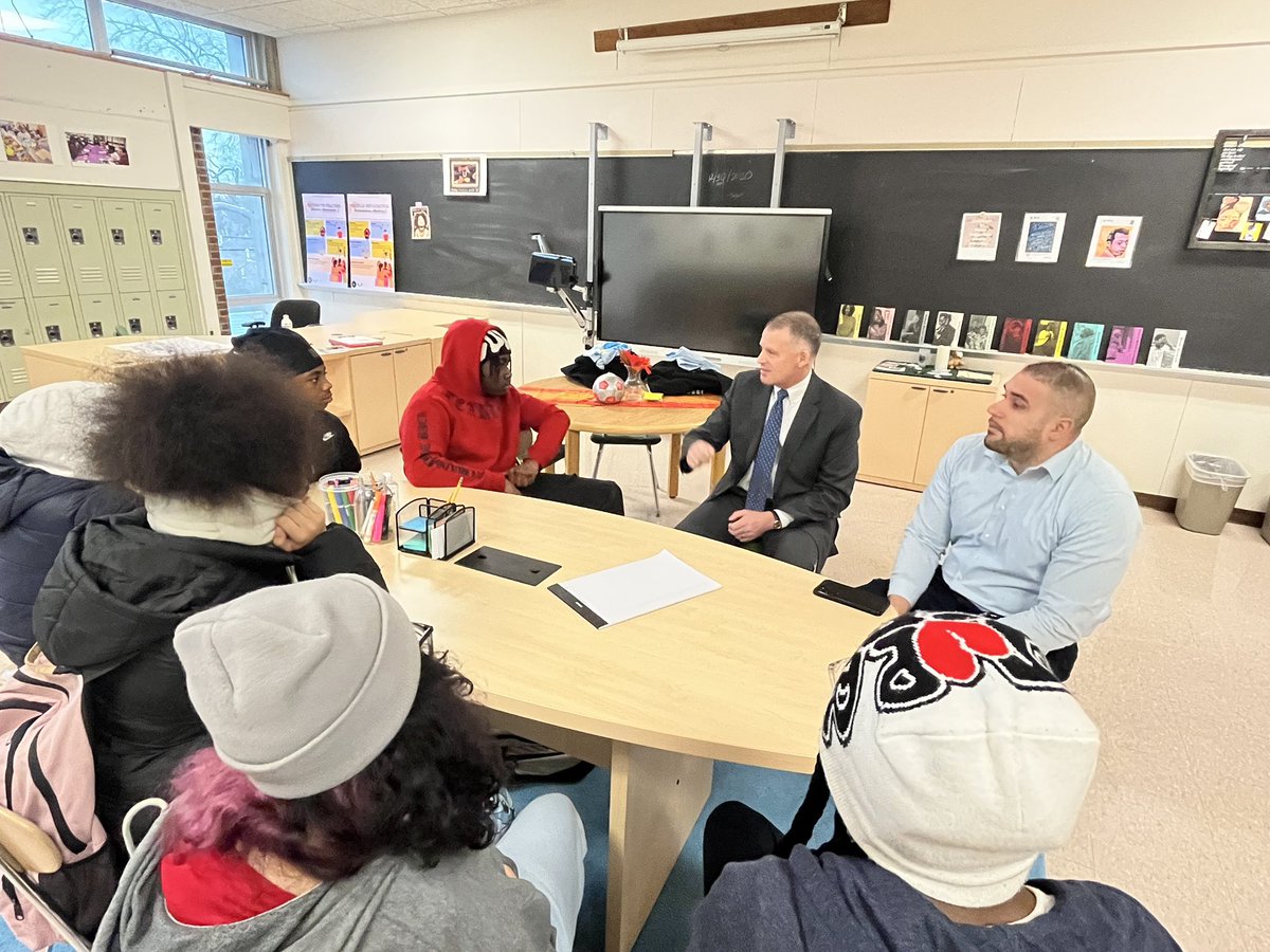 Today marked the launch of the <a href="/RCSDNYS/">Rochester City School District</a> Restorative H.U.B. at the Douglass Campus. H.U.B., standing for Healing, Understanding, and Belonging, is an intentional space dedicated to building community, resolving conflicts, and restoring relationships within our school communities.