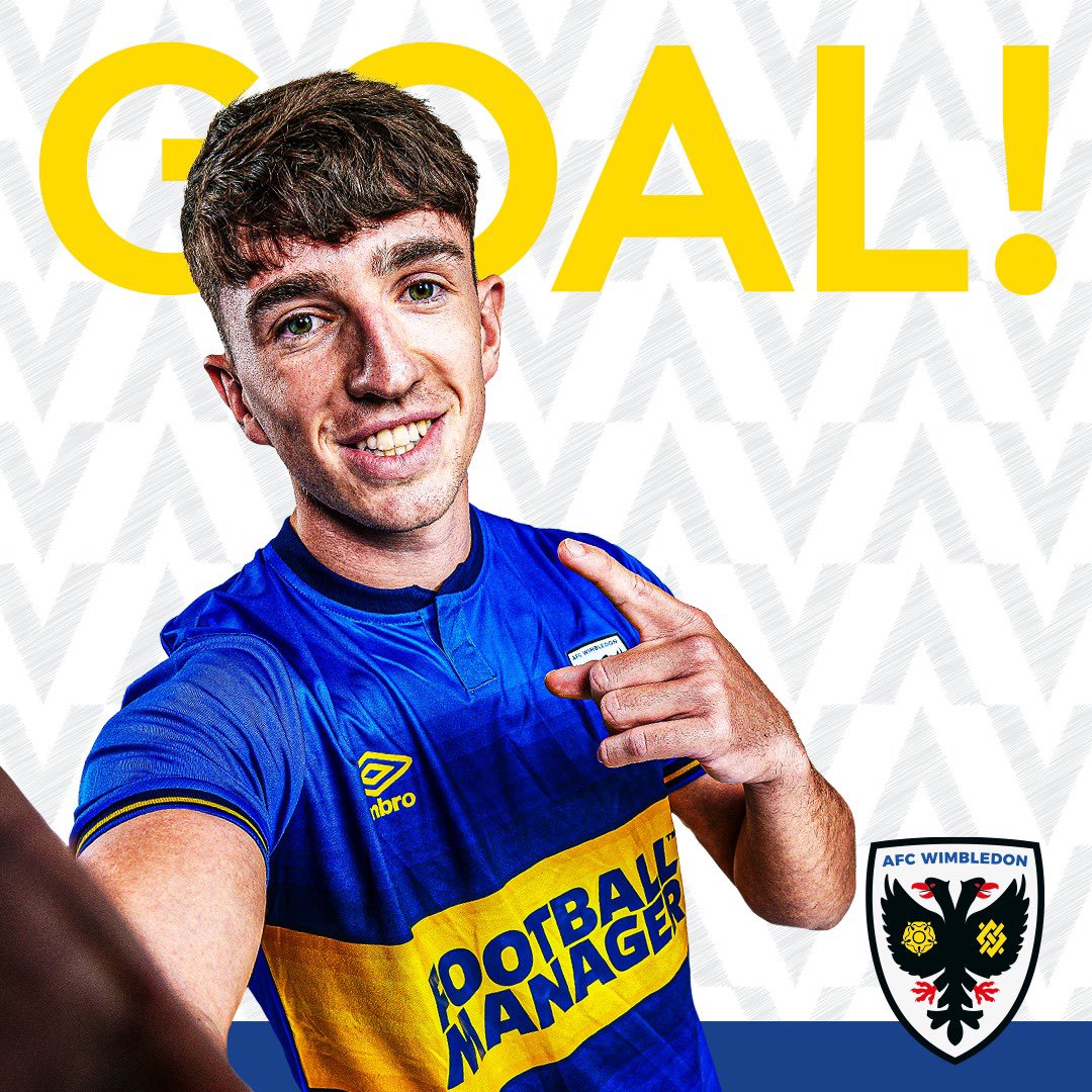 Ryan McLean has been credited with it from a corner - GAME ON!

#AFCW 🟡🔵