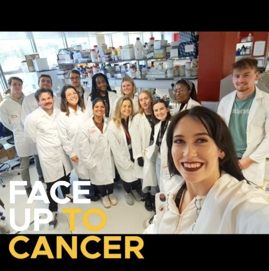 Patricia Flynn (@_patriciaflynn_) on Twitter photo To contribute to the mosaic of what goes into research, I want to acknowledge my fantastic fellow PhD students in <a href="/AnatNeuroUCC/">UCC Anat. & Neurosci</a>! Every day, we spend time together working to understand the brain and how to cure its illnesses. (A few missing from picture!)
#FaceUpToCancer To contribute to the mosaic of what goes into research, I want to acknowledge my fantastic fellow PhD students in <a href="/AnatNeuroUCC/">UCC Anat. & Neurosci</a>! Every day, we spend time together working to understand the brain and how to cure its illnesses. (A few missing from picture!)
#FaceUpToCancer
