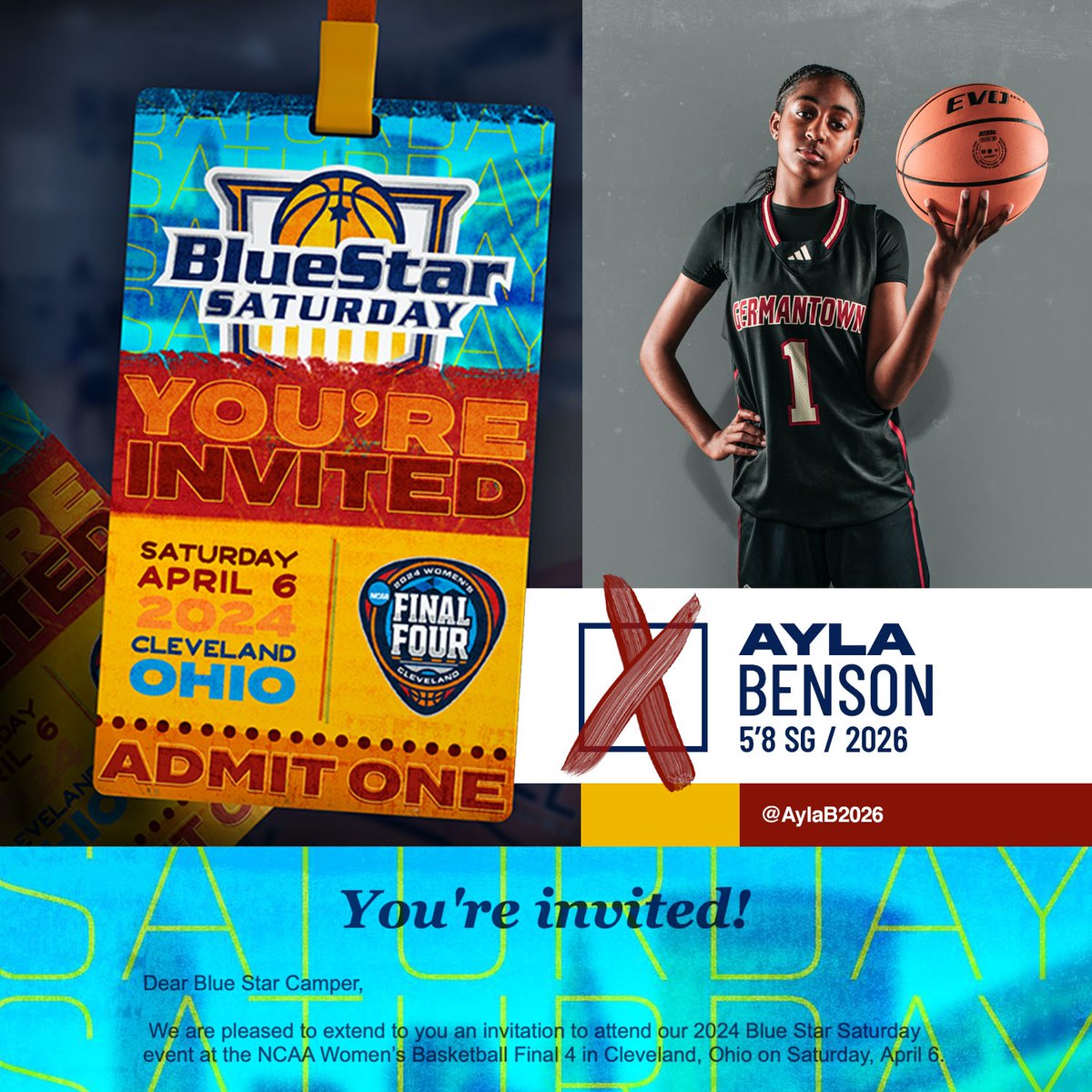AylaB2026's tweet photo. Thank you @BlueStar30s and @BlueStarMedia1 for the invite. Looking forward to this! #BlueStarSaturdayCLE https://t.co/QtxRAfUFxn
