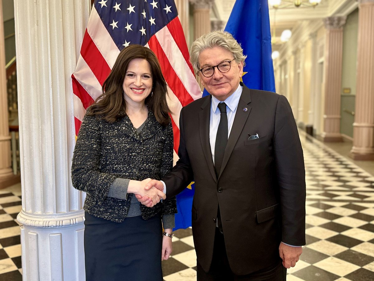 We welcome the signing of the U.S.-EU Joint CyberSafe Products Action Plan. Together, we’ll create a transatlantic marketplace that sets a standard for the cybersecurity of Internet-connected products, ensuring the devices our citizens use in their homes and offices are secure.