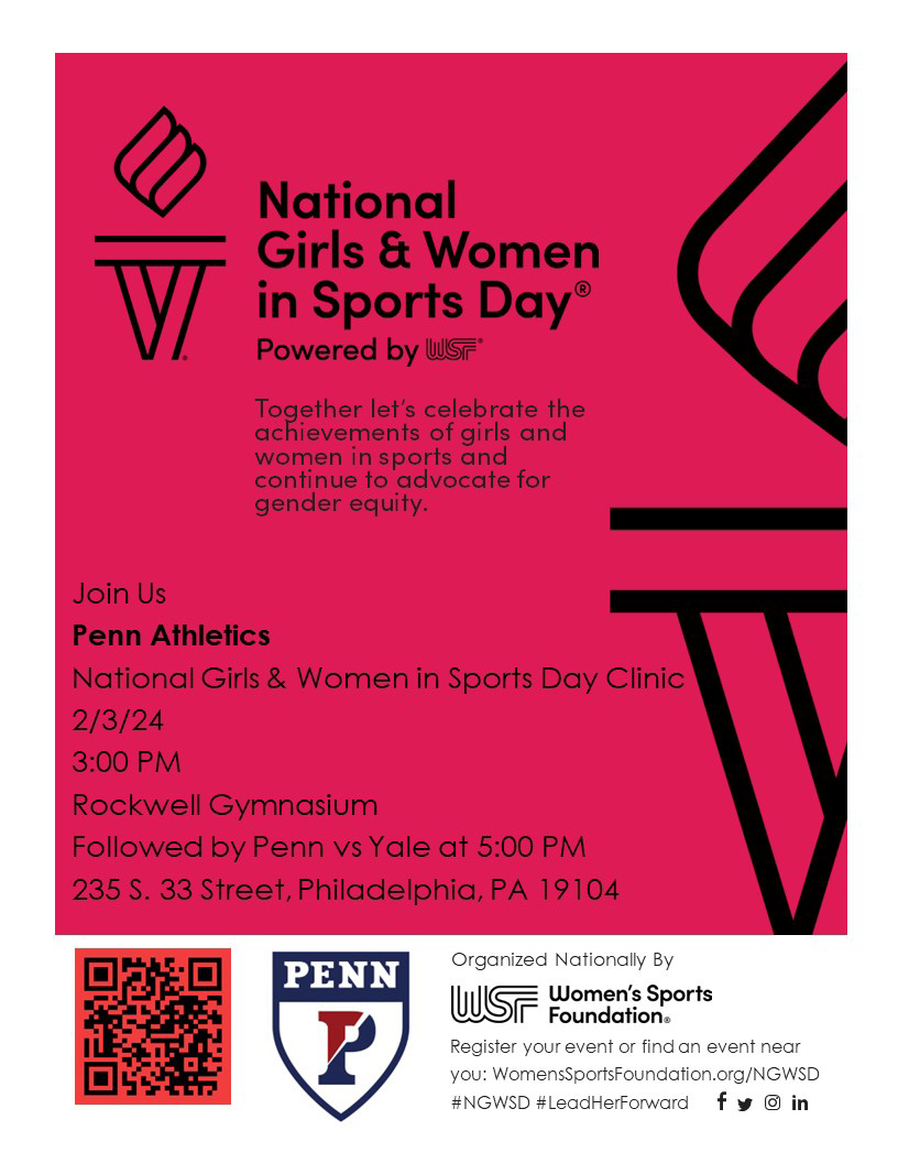 penn_tickets's tweet photo. Join student-athletes from a variety of Penn women's sports teams for a clinic where girls will have a chance to meet college athletes.

Also included: Tickets to see the Penn WBB Team take on Yale as well as Post Game Autographs! 
More info below 👇👇
https://t.co/2GirJM2UUf https://t.co/qwhXsl38Hi
