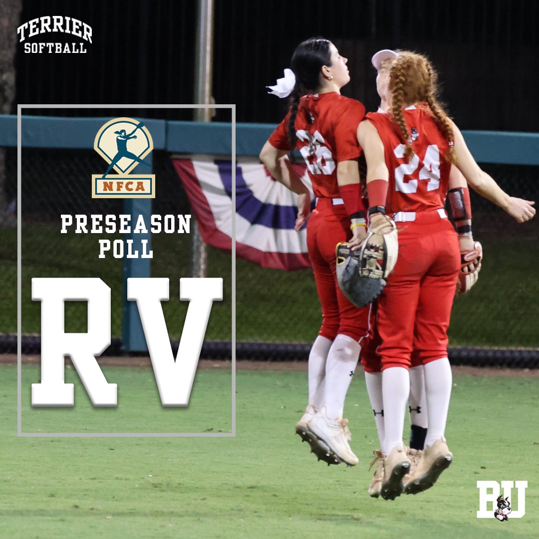 Launching into the new season as one of only 35 @NCAASoftball squads to receive votes in the preseason @NFCAorg poll‼️ #GoBU #DawgsEat #NCAASoftball 🐾👊🥎🚀 📰: nfca.org/component/com_…