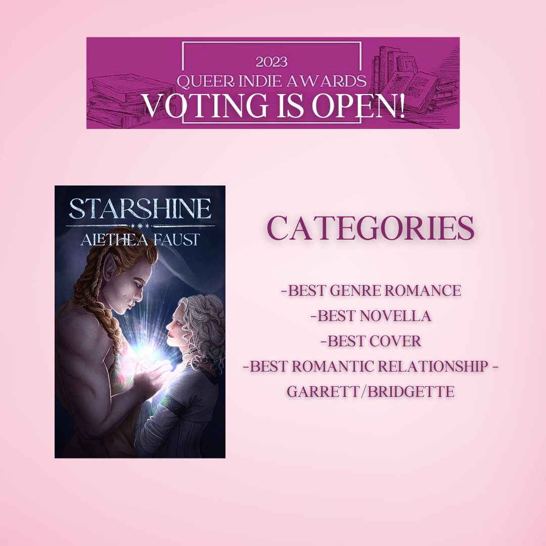 voting for the Queer Indie Awards is open until February 2nd! Championship and Starshine have both been nominated in a few different categories (and even a couple categories they don't belong in), so get your votes in while you still can! qiawards.wordpress.com #qiawards