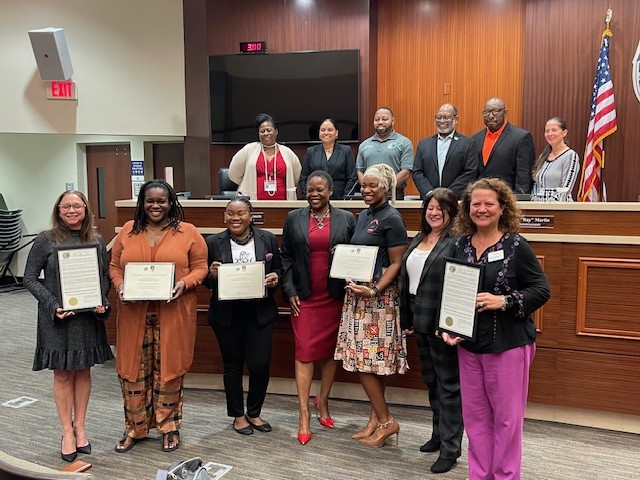 It was an honor to be recognized by the City Of Lauderhill with a Proclamation for the work we do on Maternal Health. We thank Commissioner Melissa Dunn for her advocacy, Commissioner Ray Martin for his support and the entire Lauderhill Commission.  #proclamation #MaternalHealth