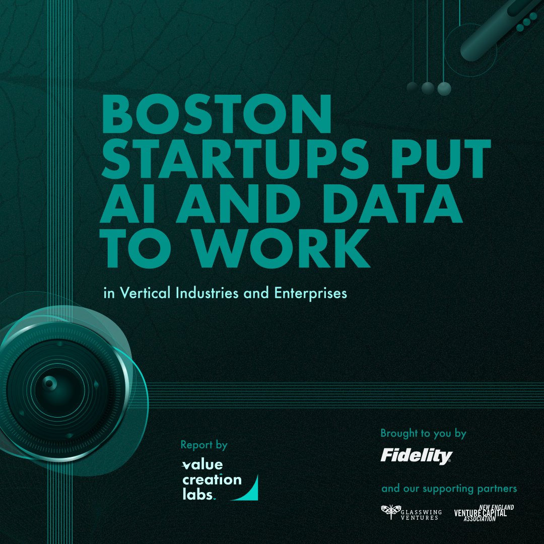 We were honored to collab with @vcldigital, @Fidelity, & @GlasswingVC on the 2024 report Boston Startups Put AI and Data to Work, sharing major insights into the future of AI in Boston's startup ecosystem and diving into VC's AI deals. Check it out now: bit.ly/48RY9Vm