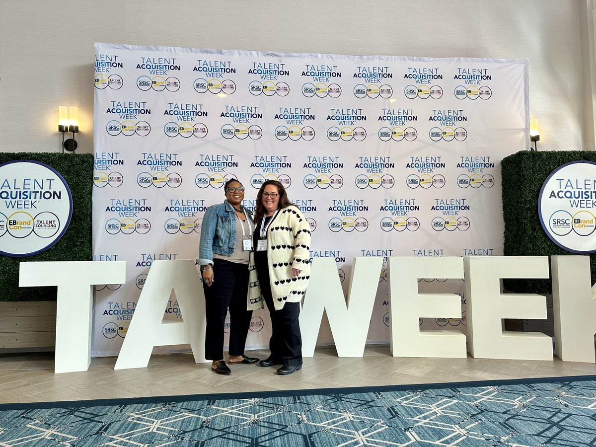 HollyHiringU's tweet photo. Fun on day one at #TA_Week meeting other recruiting leaders https://t.co/SS862a0Fdh