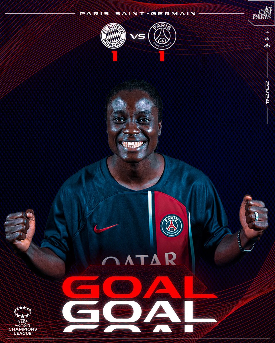 PSG_Feminines's tweet photo. ⏱️ 73'

⚽️Tabitha pour l'égalisation !

#FCBPSG 1-1 I #UWCL https://t.co/oNDNwctn1F