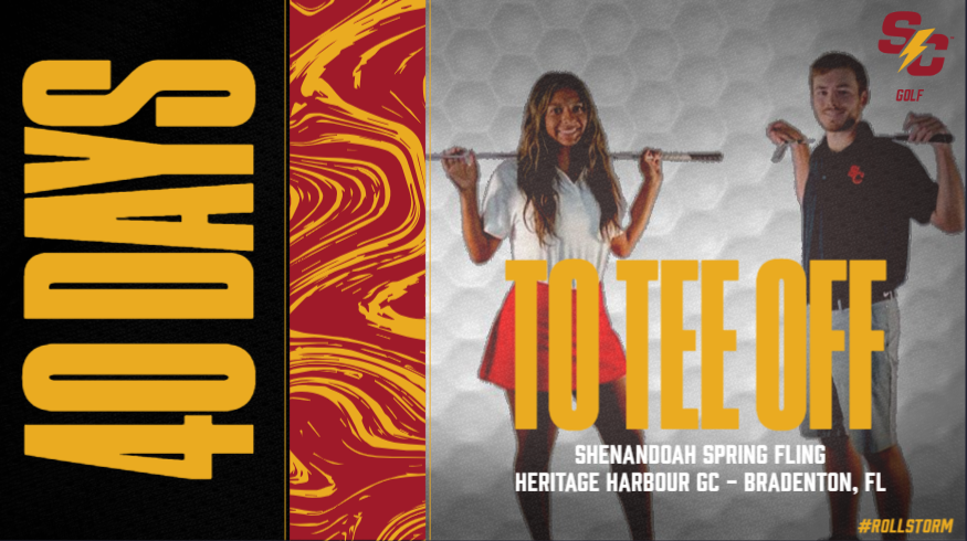 The clock is ticking!!! Getting excited for our first event of the spring in Florida! #SCGolf #RollStorm