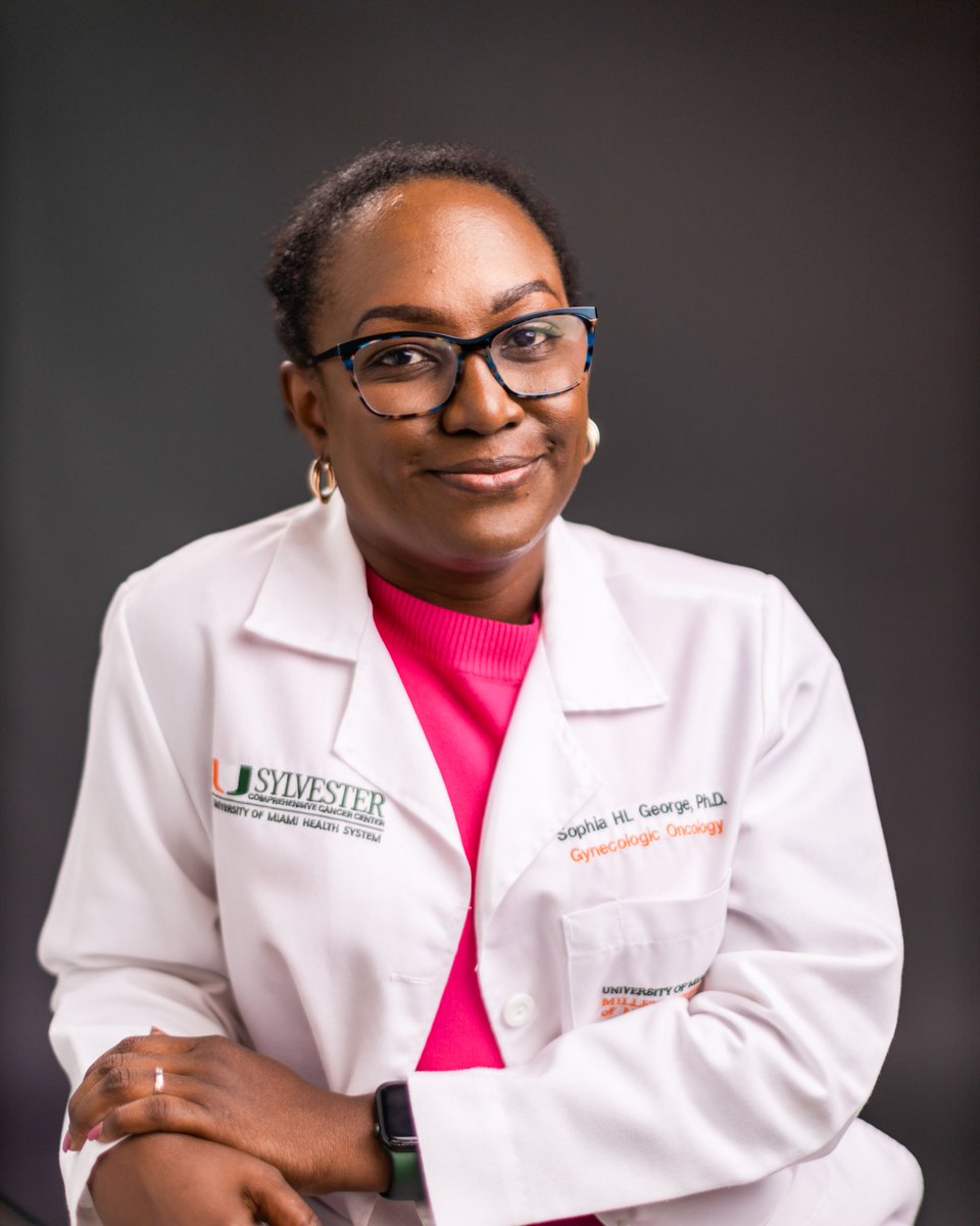 A physician that loves what she does. Dr. Sophia George is making a difference for her community through her research at @sylvestercancer and the DCC. Learn more about her “why” by watching her full story at FacesoftheDCC.com #FacesoftheDCC #DolphinsChallengeCancer