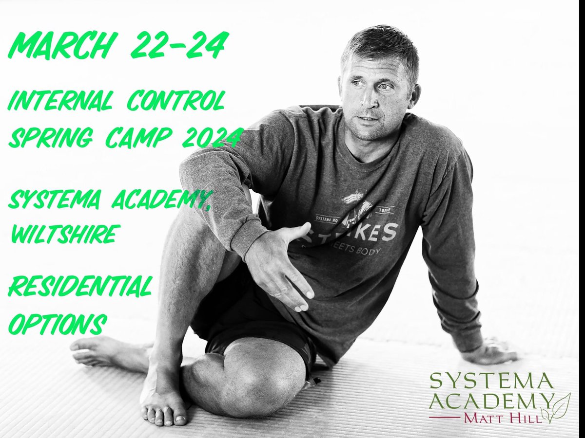 For the first time I will be running a Spring Intensive Camp. The course will concentrate on internal control.
*Spaces limited to 25 people.* Please see link for more info: 
tinyurl.com/yt7jue88

#martialarts #course #spring