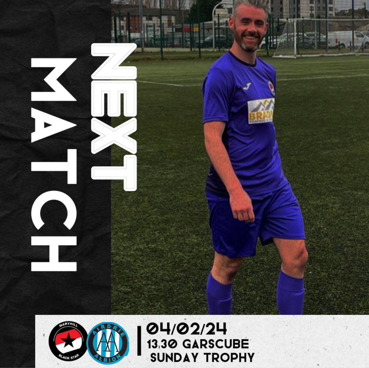 Big game on sunday.
Last 16 of Scottish cup. 
It'll be an extremely tough tie <a href="/airdrie_albion/">Airdrie Albion</a> a very good side. 

Let's go
🔴⚫⚽️