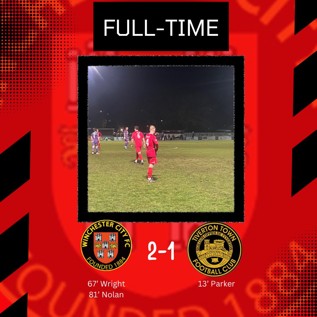 wincityfc's tweet photo. Back to back wins for WINchester City! 🔴⚫️
#youcitizens https://t.co/CpfyiJAkfR