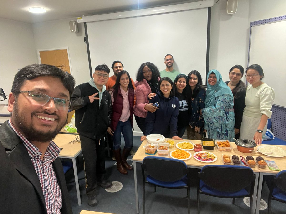 Celebrating the diversity of our PhD cohort with a potluck lunch.