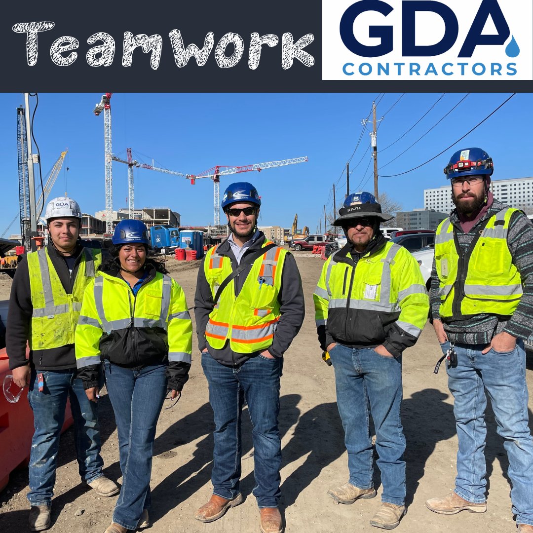 It takes a team effort to have a successful project.  Here is our team at the DFW Psychiatric Hospital helping plan for the next phase of the project.  We hold on-site preconstruction meetings with our team before every major scope on each project.