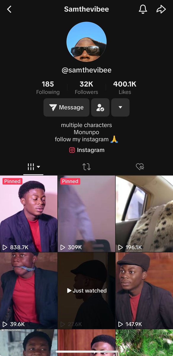 Dev_Joak's tweet photo. After Layi, na this guy be the next tiktoker wey I Dey gbadun 😂😂😂… It’s the way Monunpo speaks for me @samthevibee https://t.co/tg2LaX6RML