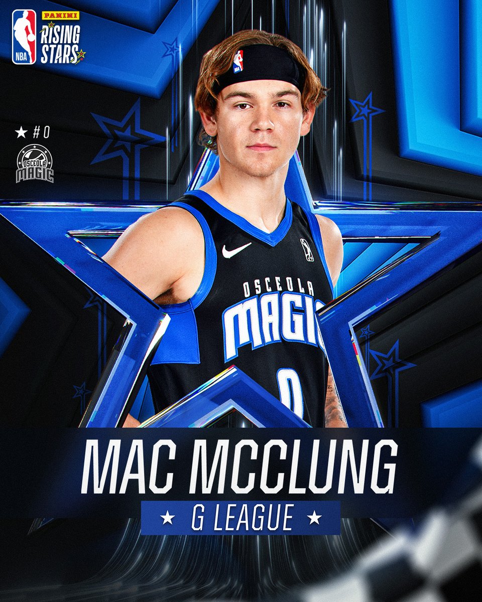 Earning his 2nd #PaniniRisingStars selection... Mac McClung of the @nbagleague! See his highlights, and MORE, now in the NBA App: link.nba.com/McClung-RS