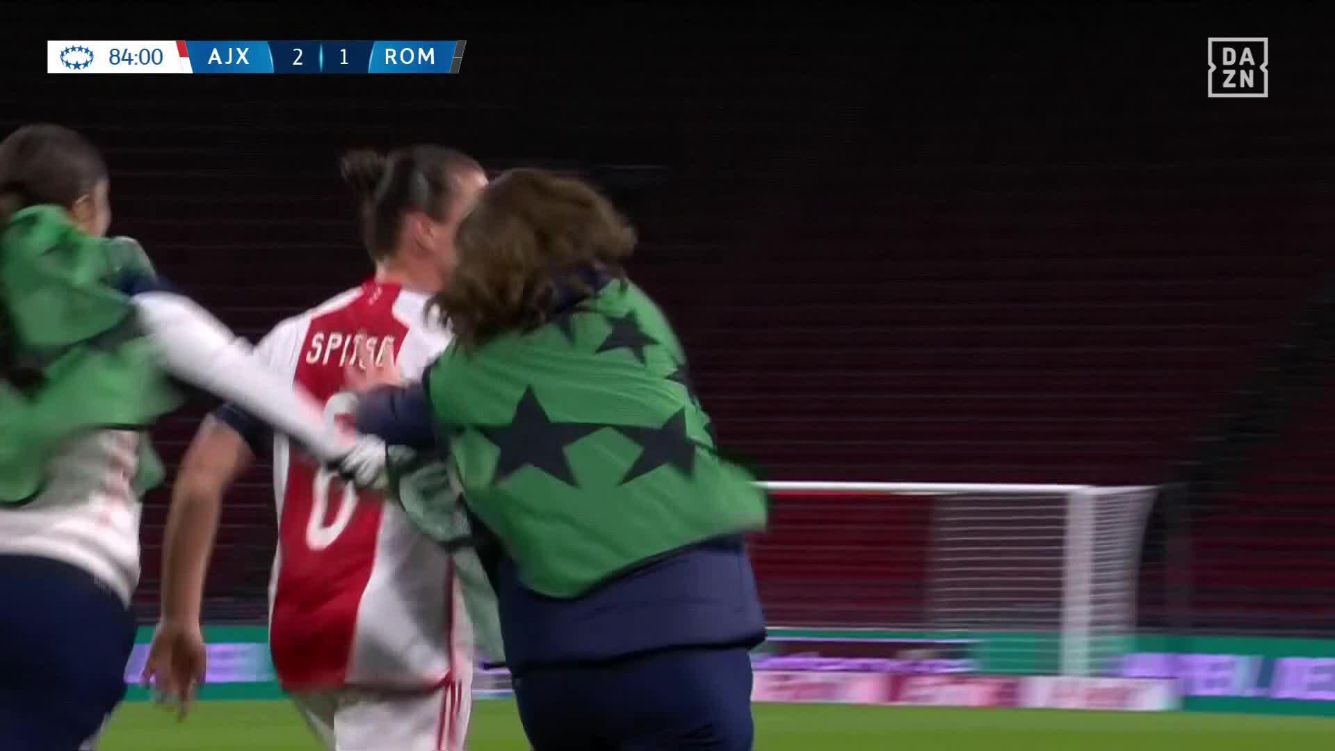 AJAX GO INTO THE LEAD!!! ZARA KRAZMAR SCORES! 💥Watch the UWCL LIVE for FREE on DAZN 👉  #UWCLonDAZN