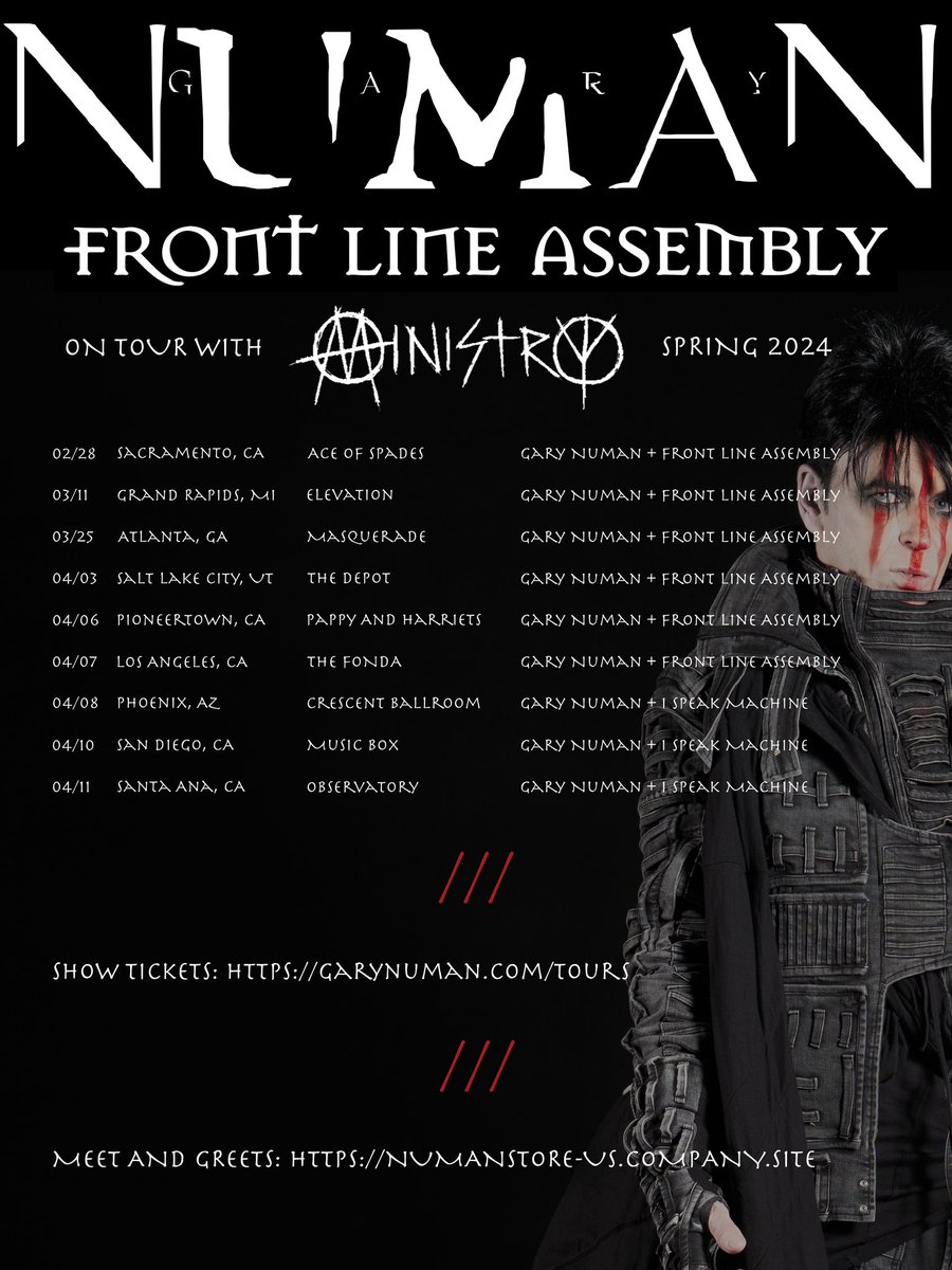 Gary Numan tweet media