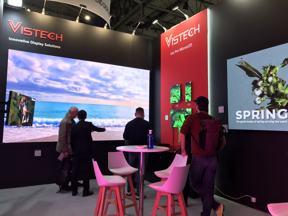 🥳Exciting kickoff at #ISE2024! Day 1 at Vistech Booth 3C200/3P150 was a dazzling display of innovation, featuring our cutting-edge #LEDdisplays that truly stole the spotlight. If you missed the action today, fear not! Be sure to join us tomorrow for an immersive experience.