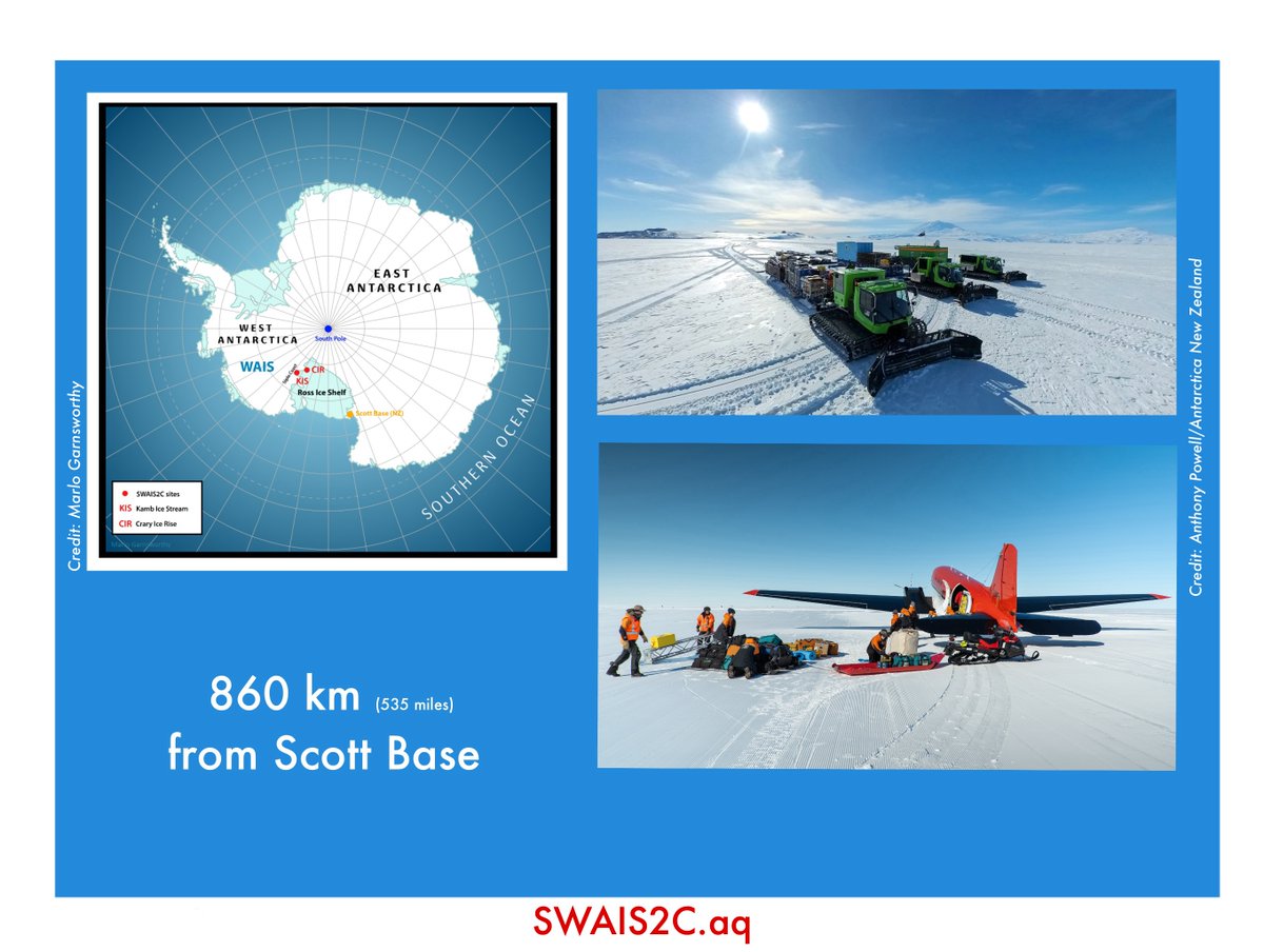 SWAIS2C's tweet image. 1/6 🧵

What did we achieve in our first scientific drilling season at KIS-3? A lot!

A summary of today&apos;s press release, in tweets!

#SWAIS2C #Antarctica #HowMuchHowFast