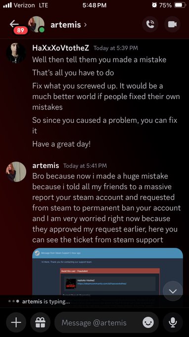 These Discord scammers just get stupider and lazier don&rsquo;t they? https://t.co/RkjsoSLMW7<a href="/tag/artwork"class="tags"><span>#artwork</span></a><a href="/tag/avatar"class="tags"><span>#avatar</span></a><a href="/tag/ai"class="tags"><span>#ai</span></a><a href="/tag/twitch"class="tags"><span>#twitch</span></a><a href="/tag/bot"class="tags"><span>#bot</span></a><a href="/tag/twitchstreamer"class="tags"><span>#twitchstreamer</span></a>