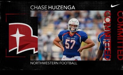 I’m excited to announce my commitment to Northwestern! I’d like to thank my family and coaches for getting me where I am today! I could not have done this without them!