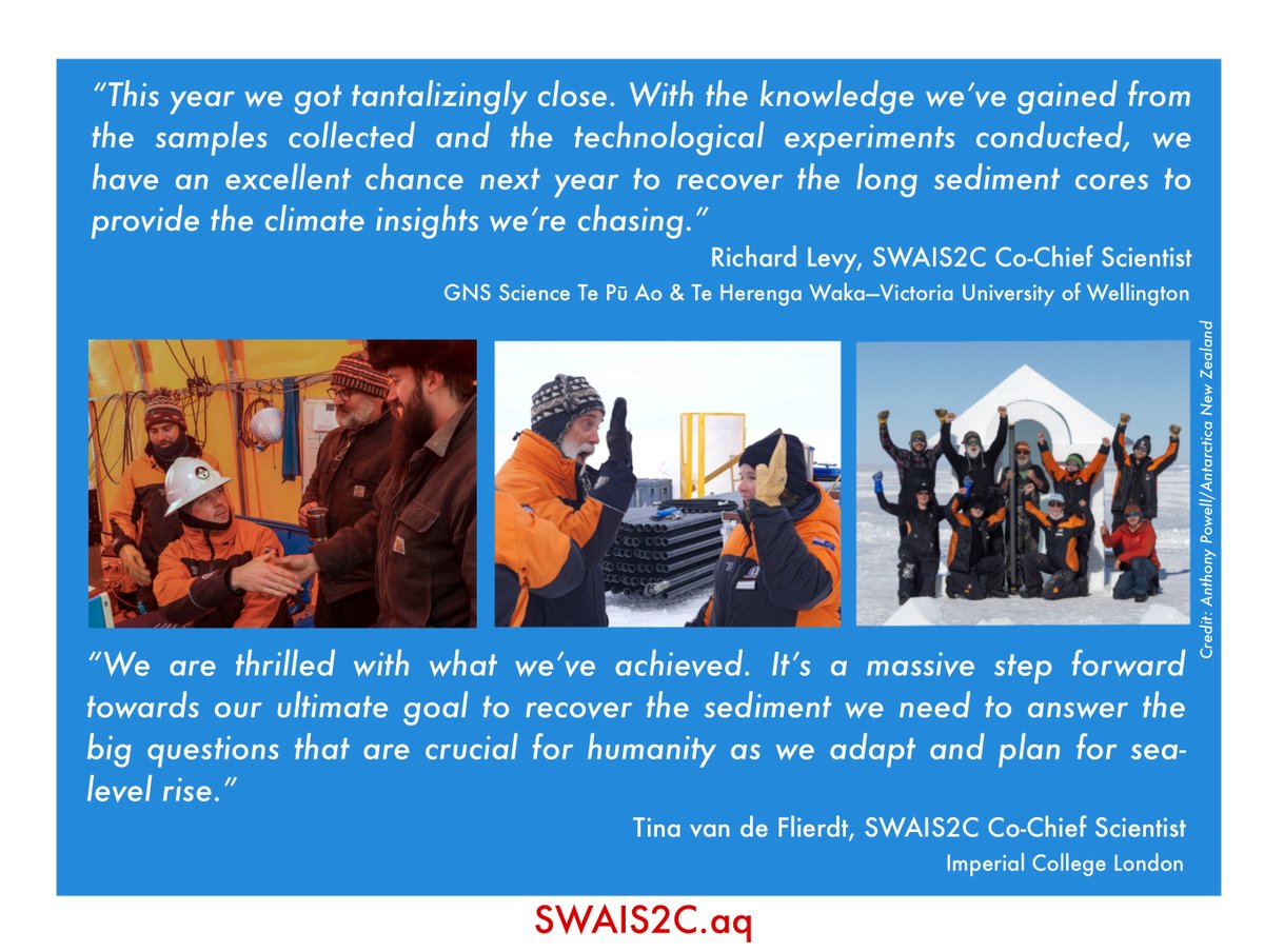 SWAIS2C's tweet image. 5/6

#SWAIS2C #Antarctica #HowMuchHowFast