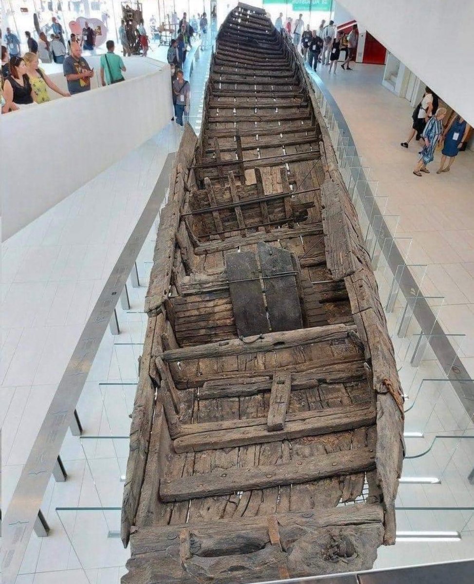 Roman Ship, 'De Meern 1', was wrecked in a winding tributary of Rhine, 190 AD, due to navigational error. Much of ship's interior and captain's personal belongings were preserved in cabin, including collection of tools. It allows an extraordinary glimpse into life aboard vessel.