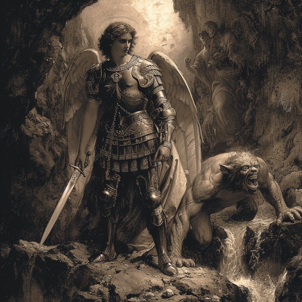 Saint Michael, my man.

#saintmichael #aiart #midjourney