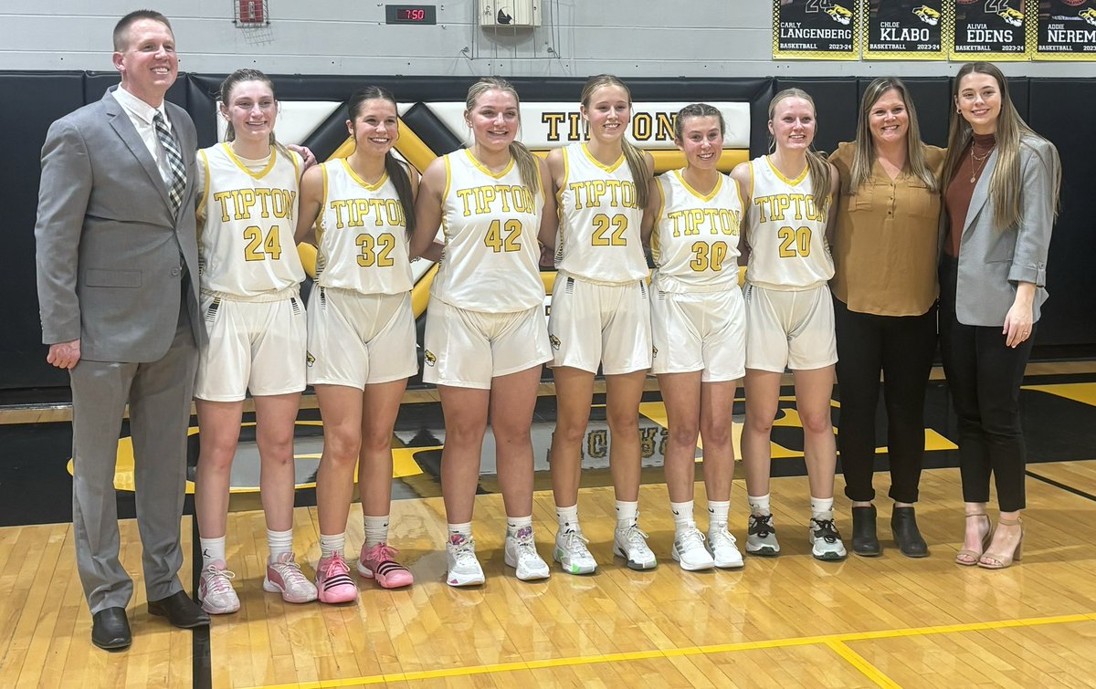 With two huge senior night wins, the Tigers secure a winning Tipton girls basketball season for the first time since our seniors were 5. We couldn’t be more proud of the legacy these girls are leaving on our program. 🐅🏀