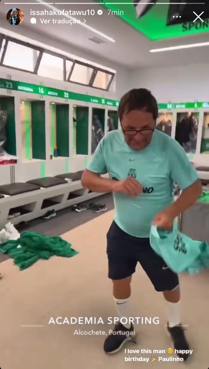 Fatawu não se esqueceu do aniversário de Paulinho 💚