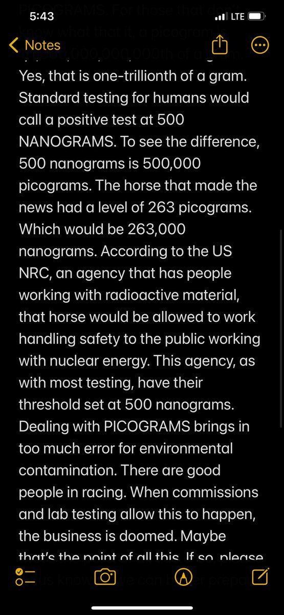 mjl_dvm's tweet photo. In regards to media attention about horses testing positive to meth:

https://t.co/MumAlqj2tw https://t.co/7RoWQUDZtj