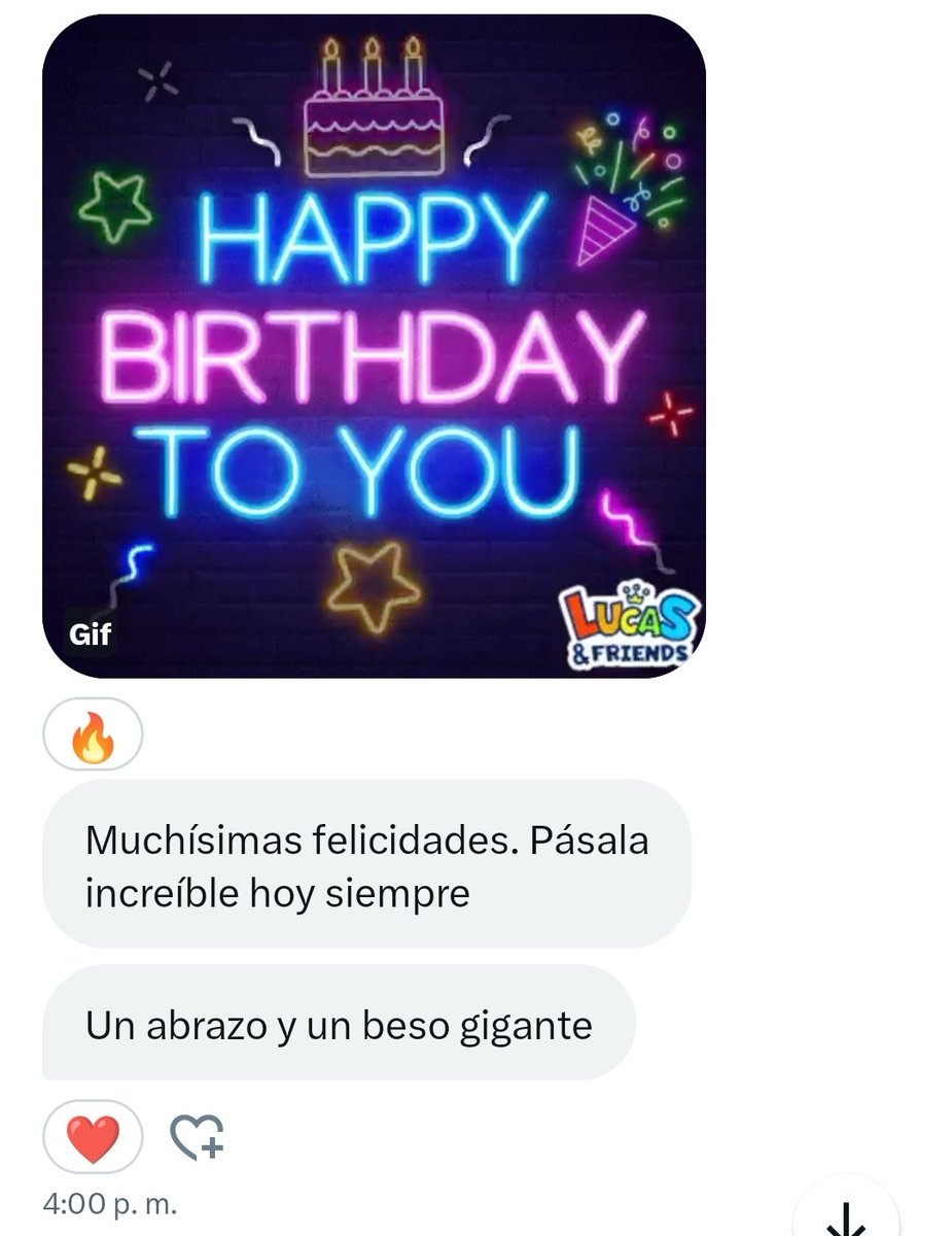 Muchas gracias por la felicitación