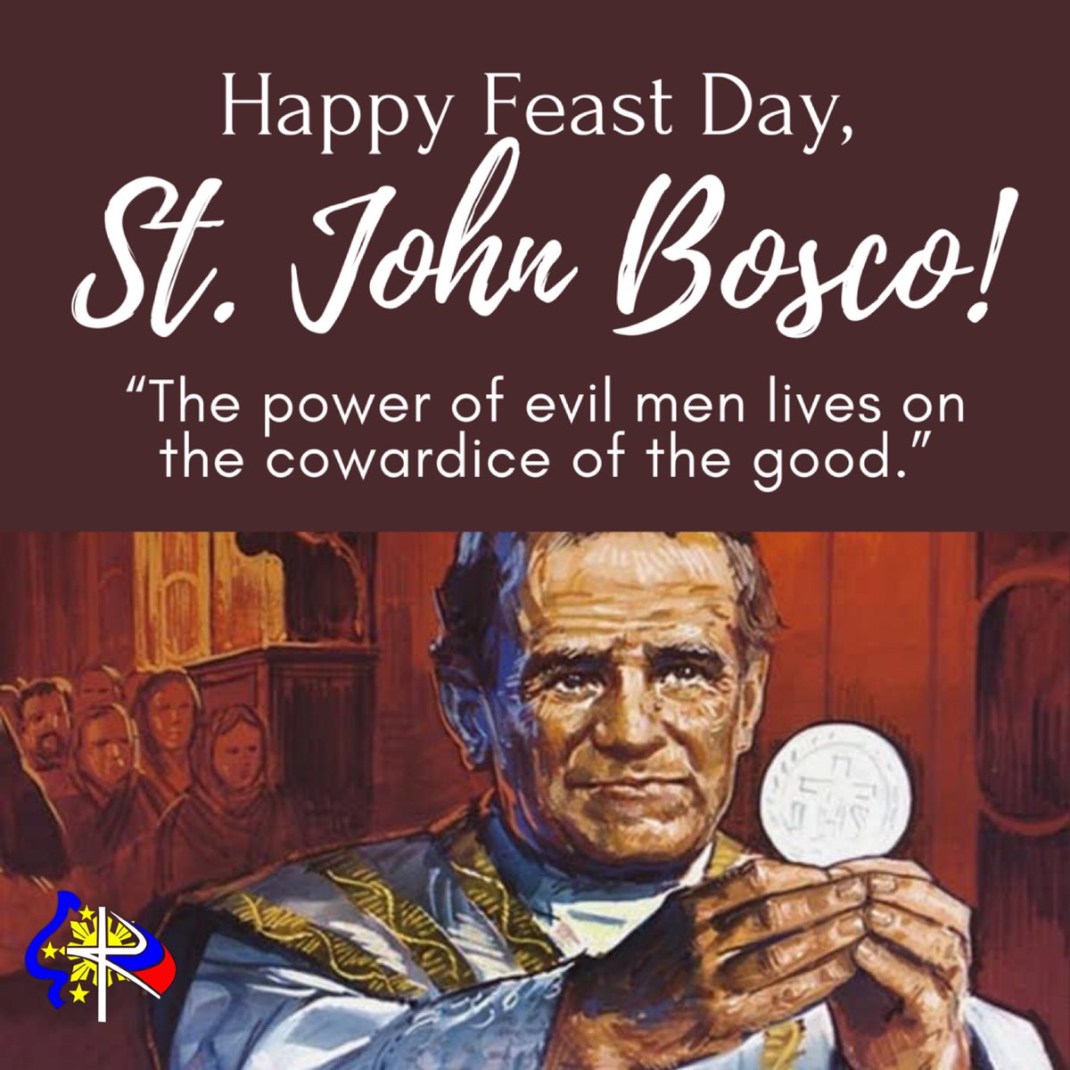 Today, January 31, is Feast Day of SAINT JOHN BOSCO! ❤️ #PrayForUs