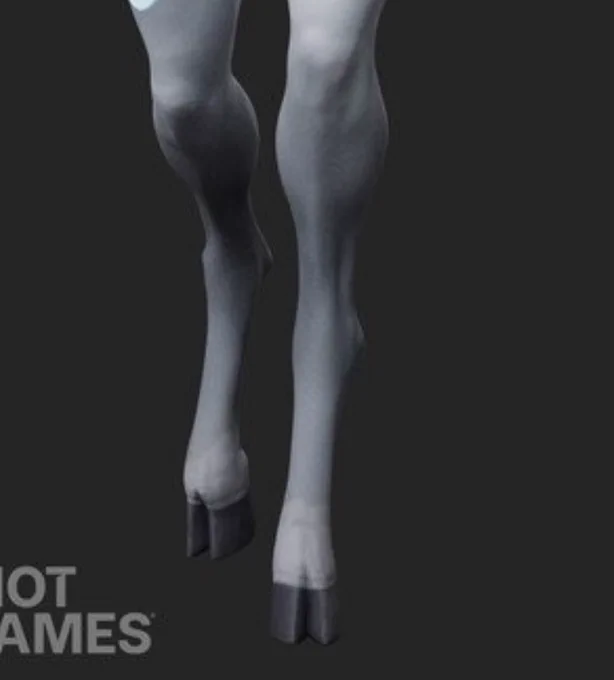 JUST NOTICED the detail on her hoovesI am having an artistic ecstasy in here 