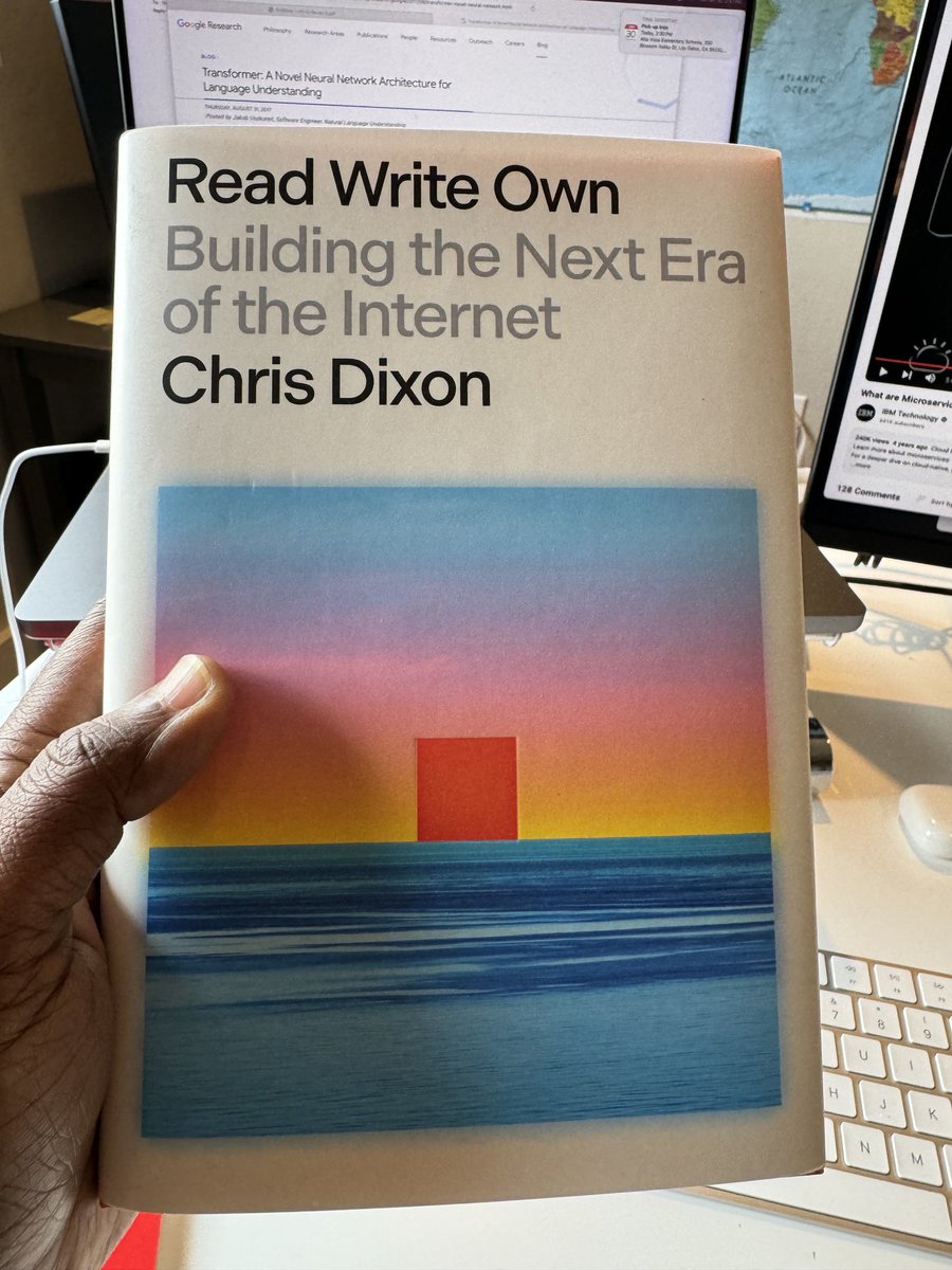 Just got this in the mail today. Looking forward to reading it. 
⁦<a href="/cdixon/">Chris Dixon</a>⁩ ⁦<a href="/a16zcrypto/">a16z crypto</a>⁩